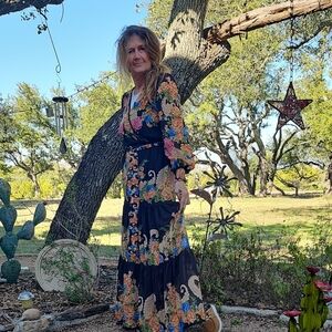 Gorgeous Flying Tomato Long Maxi Dress Floral Size Small